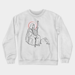 Jesus Christ Good Shepherd Crewneck Sweatshirt